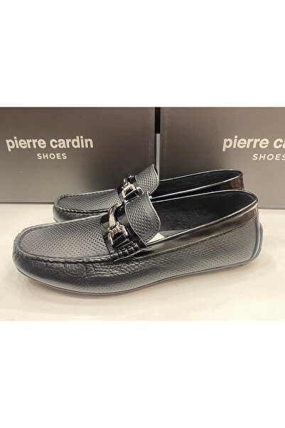Pierre Cardin мъжки мокасини от черна кожа, ежедневни балерини
