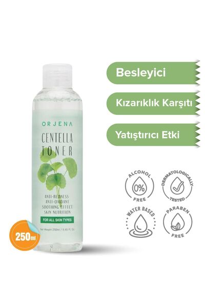 Orjena Centella Toner-yatıştırıcı Ve Nemlendirici Toner-250ml