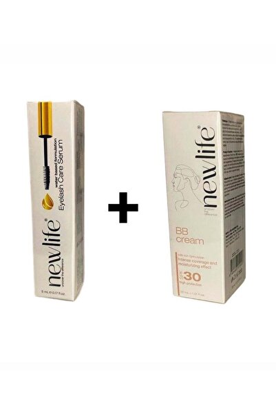 New Life Kirpik Kaş Serum ve New Life Miracle BB Krem (Kampanyalı 2 Ürün bir ...
