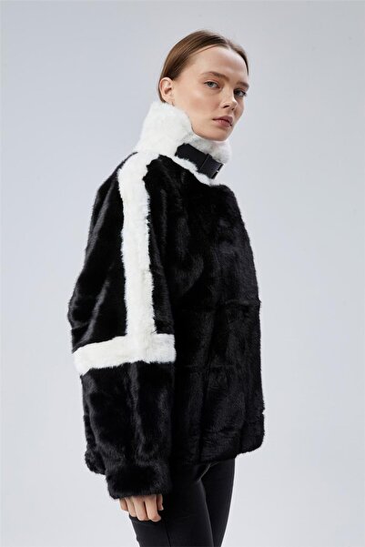 HomeStore Peluş Renkli Mont