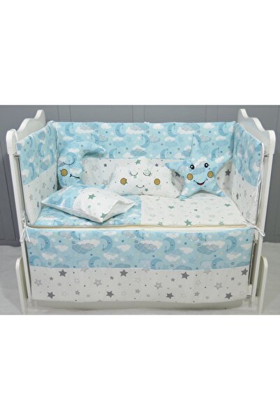 FISTIK BEBE طقم نوم لسرير الأطفال مكون من 10 قطع مقاس 60 × 120