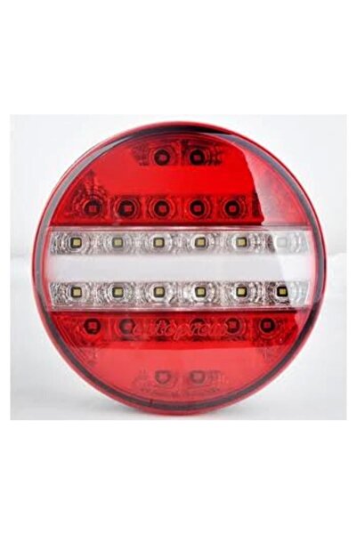 ÇERAY YUVARLAK NEON LED 5 FONKSİYONLU DİNAMİK SİNYALLİ HAMBURGER STOP LAMBASI...