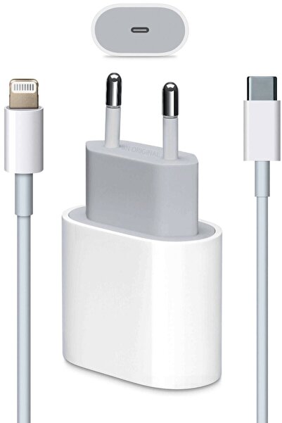 Cepsuar İphone Uyumlu Hızlı Şarj Aleti Komple Set 20w Adaptör Ve 1 Metre Usb-c