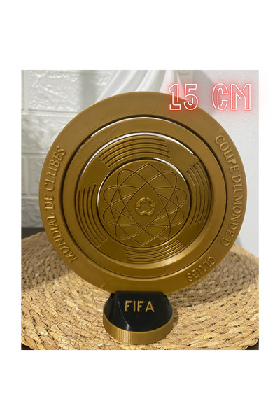 UĞUR MOBİLYA İSME ÖZEL 15cm 2025 Club World Cup Dünya Kupası Ödül Kupası