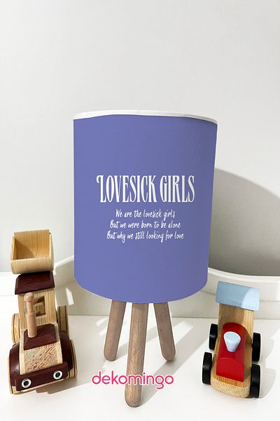 dekomingo Love Sick Girls Baby and Children's Room Lampshade