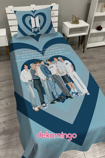 dekomingo Heart Bts Baby and Children's Room Pike Set