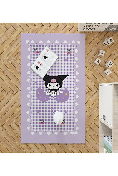 EVSEHOMES YUMURTA KUROMİ KALIN TABAN HALI