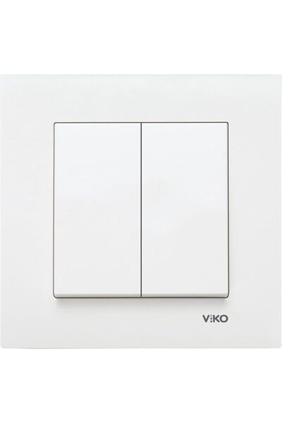 VİKO Viko Karre Komütatör - Beyaz 90960702 (ÇERÇEVE DAHİL)