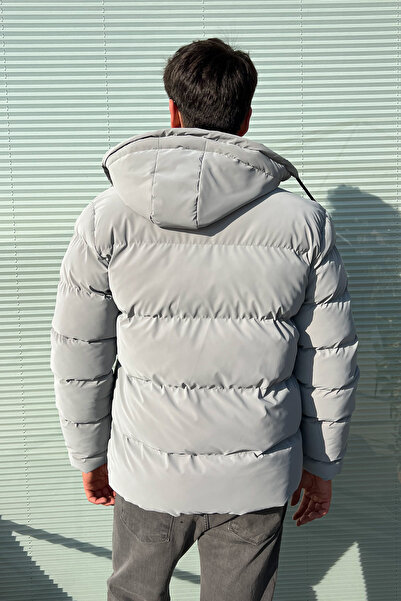 ModaPlaza Чоловічий надувний пуховик з капюшоном 1054