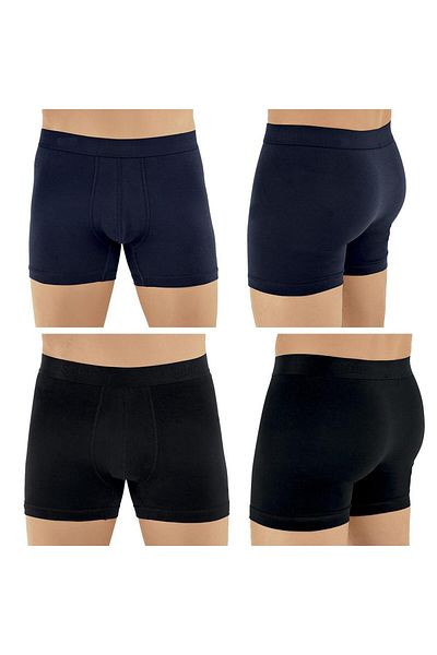 Şahinler Ανδρικά σλιπ μπόξερ Lycra Şahinler E031 - 3Μαύρο/3Μπλε Navy M