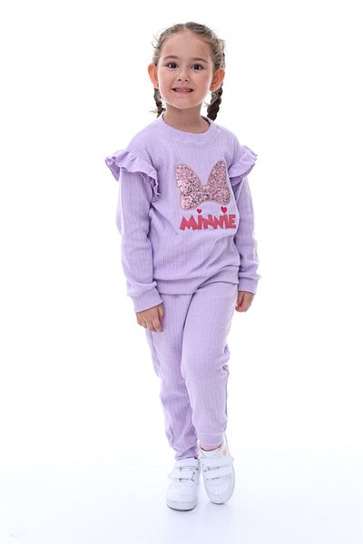 minikiss Анцуг за момичета с бродирани пайети