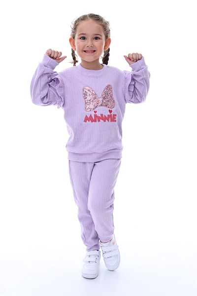 minikiss Анцуг за момичета с бродирани пайети
