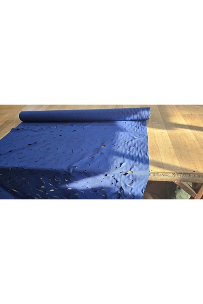 İklim MAVİ SOLMAZ RENK DİKİŞSİZ KAMULAJ DEKORATİF GÖLGELİK TENTE KUMAŞI 1.5MT...