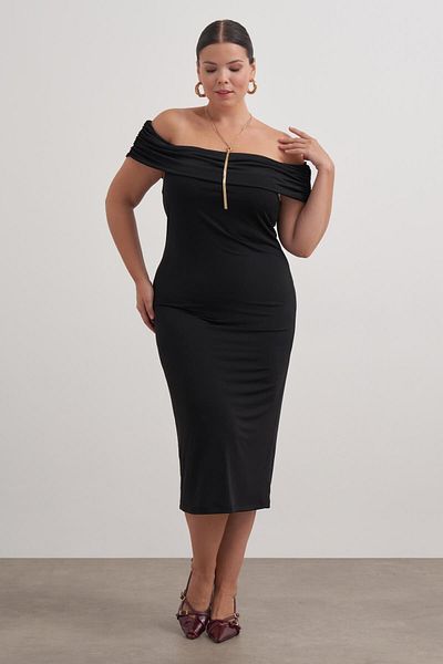 MYLİNE Rochie fără mâneci cu umăr deschis