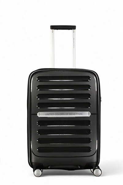 Benetton 60 Cm Siyah Unisex Orta Boy Valiz 14bnt1000-02