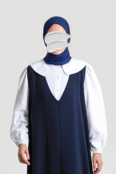 Lemaye Lacivert Jile Elbise Tek Ölçü