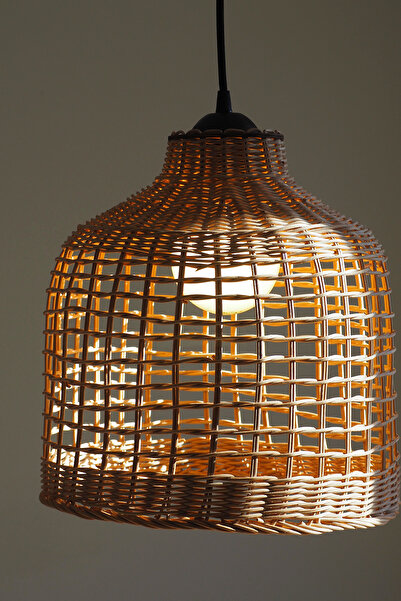 rattam Doğal Rattan Avize: Stigma 35cm