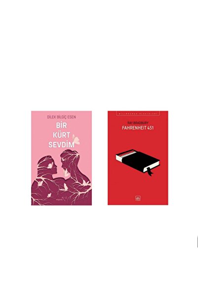 İthaki Yayınları Bir Kürt Sevdim - Dilek Bilgiç Esen Fahrenheit 451 - Ray Bra...