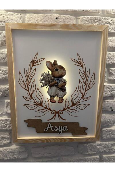 woodhomeworks Işıklı gece lambası kapı süsü dekor