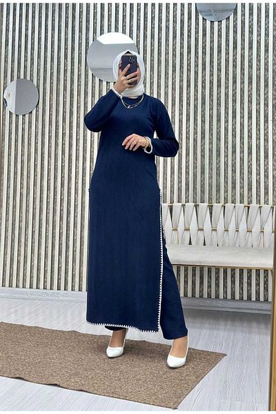 Moda Krash Set of 2 Embroidered Pants Tunic