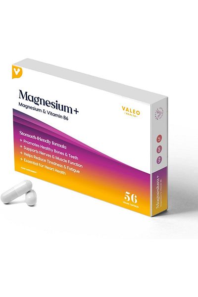 VALEO Magnesium+ with Vitamin B6 capsules 56