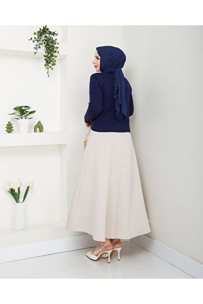 modapark.ist Γυναικείο Σετ Φούστα και Ζακέτα Καρδιά Πλεκτό