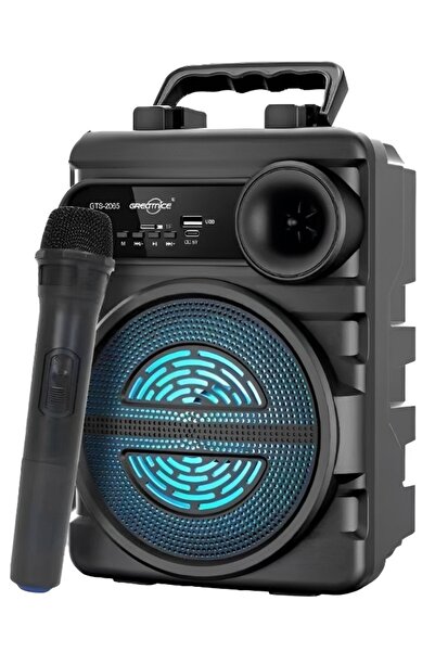 JUNGLEE KABLOSUZ MİKROFONLU BLUETOOTH HOPARLÖR ŞARJLI TAŞINABİLİR SPEAKER SD KART USB GİRİŞLİ