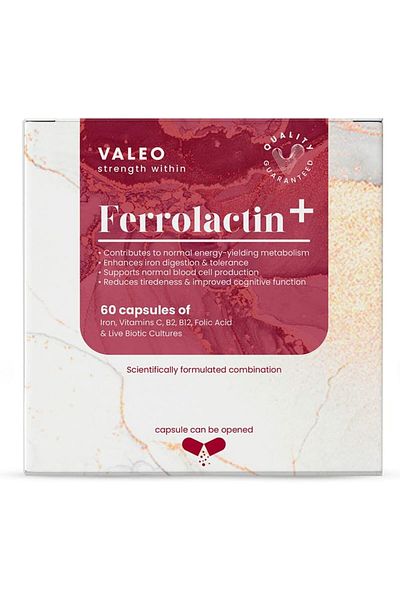 VALEO Ferrolactin+, 60 Capsules