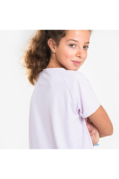 Decathlon Kiprun Children's Running T-Shirt - Pastel Lilac - Kiprun Dry 500