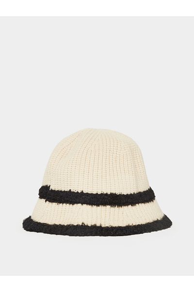 Styli Two Stripe Crochet Hat