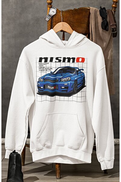 Fuddy Moda Nismo Nis san Skyline GT-R34 Štampano Unisex Oversize kroj Sa kapu...
