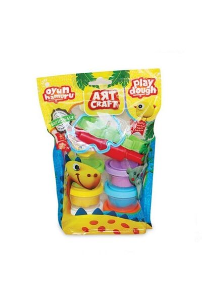 hak-iş oyuncak مجموعة صلصال من Art Craft مكونة من 6 قطع من أكياس البوليستر