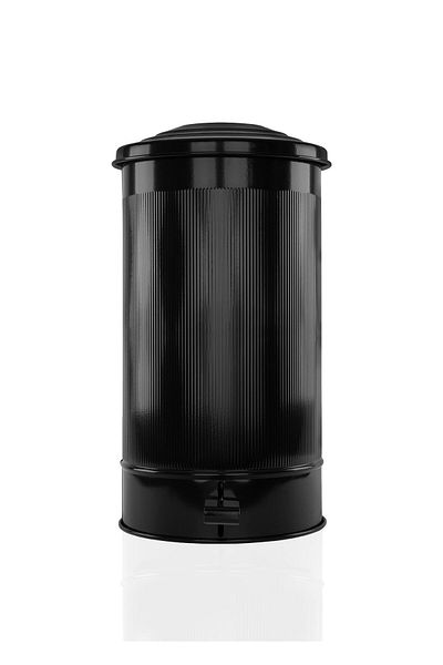 The Mia Coș de gunoi de bucătărie Stripe Negru 24 Lt