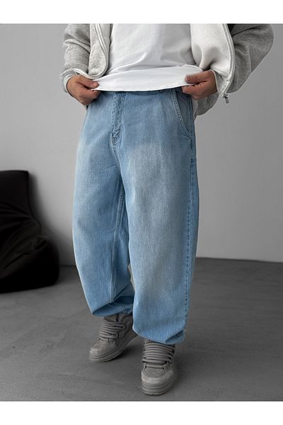 BYBASICMAN Light Blue Washed Skater Fit Jean Dp-11