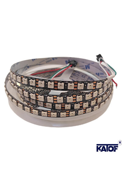 KARAKÖY LED SHOP 12 Volt WS2815 5050smd IP20 120Ledli RGB Pixel Şerit Led (5 ...