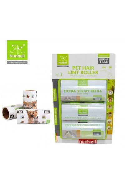 Nunbell Mega feather collector spare roller 3x60 make