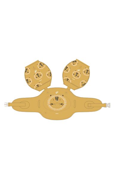 Decathlon Nabaiji Children's Armband - Yellow - Lion Pattern - Tiswim