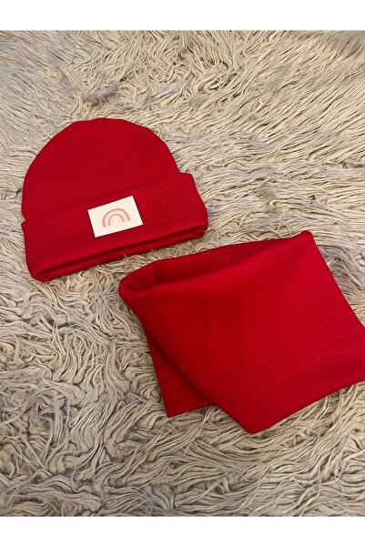 enes baby قميص قصير قابل للتمدد بطبقة مزدوجة ومزين بألوان قوس قزح، طقم من قطعتين