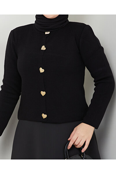 modapark.ist Γυναικεία Καρδιά Πλεκτή Ζακέτα