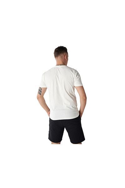 hummel Ανδρικό καθημερινό λευκό μπλουζάκι - Hmlrubeus 911854 -9003