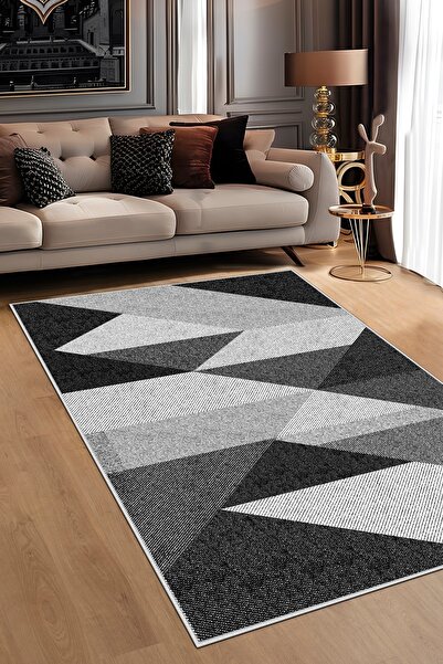 Confidence Home Dijital Baskı Yıkanabilir Kaymaz Taban Salon Halısı Mutfak Ha...