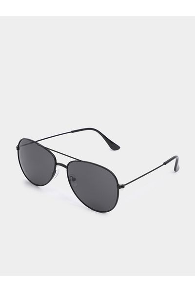 Styli Slim Temple Aviator Sunglasses with Nose Pads
