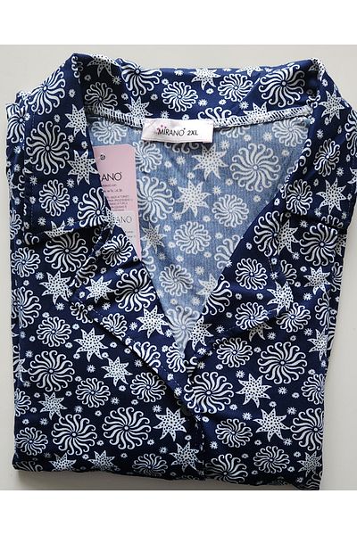 Mirano Set pijama pentru mama cu nasturi Milan King Size 9600