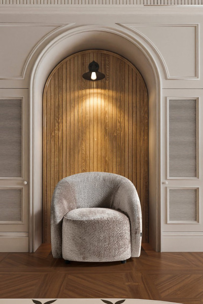 BEKALIVING Linda Pati Dostu Kumaş Berjer Gri