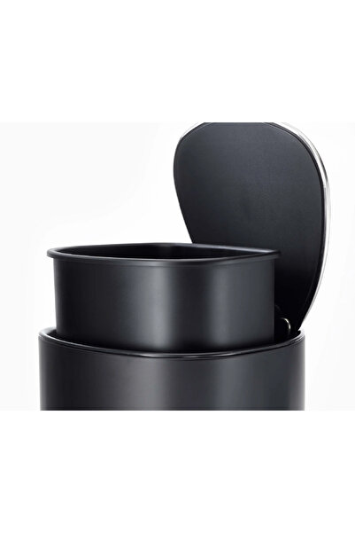 Joseph Joseph JJ Easy Store Luxe Pedallı Çöp Kovası 5 Lt Mat Siyah