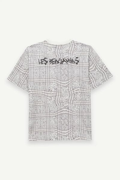 LES BENJAMINS PREMIUM Άνετο μπλουζάκι με κομμένο