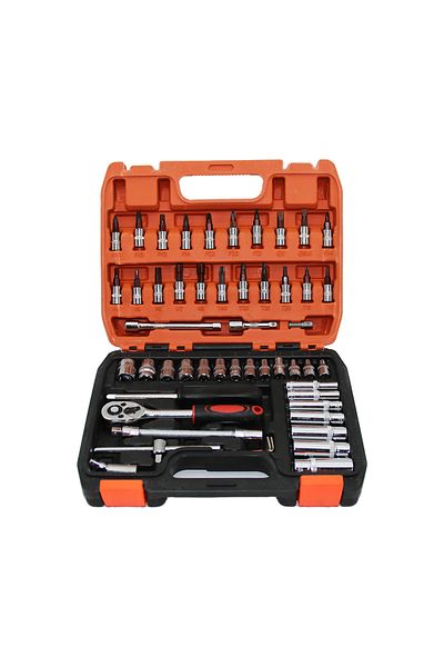Mu Art Ahşap 53 Piece Socket Set with Plastic Bag (5175)