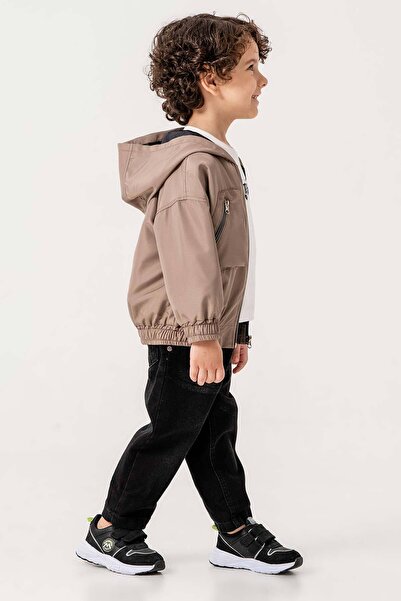 Gold Class Kidswear 3-Piece Boy's Jacket Suit with Pockets Waterproof Hood