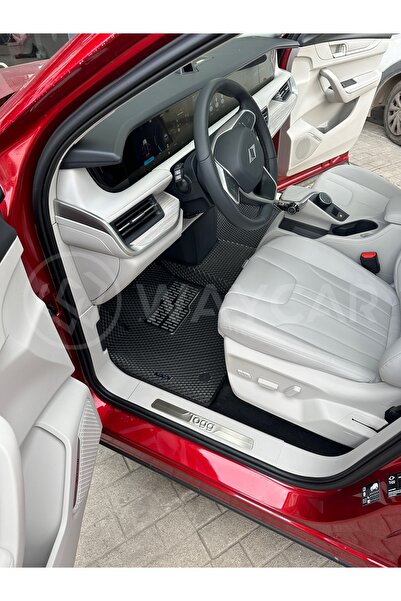 way car TOGG T10X OTO PASPAS ANTRASİT-SİYAH + BAGAJ HAVUZU +TOPUKLUK SİYAH +4...