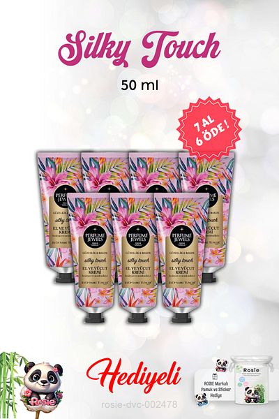 Eyüp Sabri Tuncer Silky Touch Hand and Body Cream - Buy 7 Get 6 50 ml Tube and Rosie